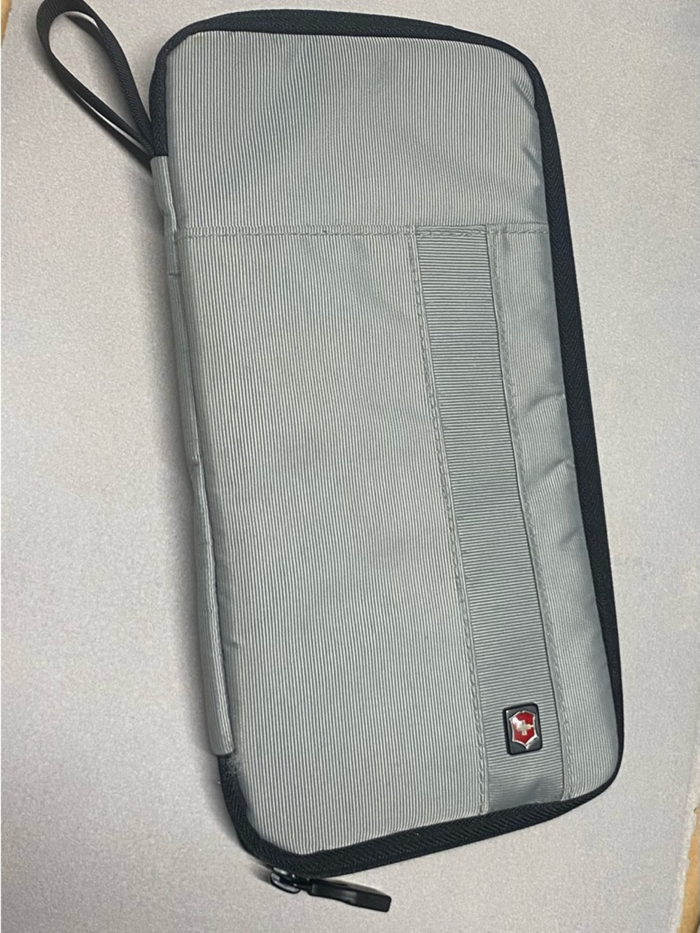 Victorinox Light Gray Travel Toiletry Organizer with Wrist Strap